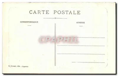 Bagnolés-de-l'Orne — Ulica Bains — Wydawca E. Roussel, Argentan, nr 1014 — Rewers