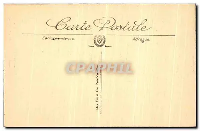 Bagnolles-de-l'Orne - Widok z Roc au Chien i panorama — wydawca Lévy Fils et Cie, Paryż-Wersal, nr 194 — Rewers