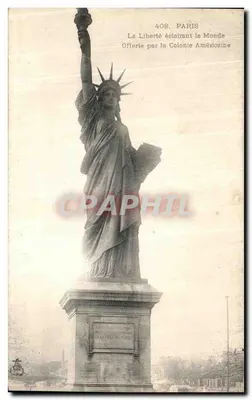 Statue de la Liberté — Paris — éditeur inconnu, n° 408