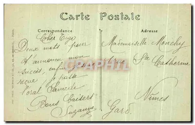 PARIS — O Ponte da Concórdia e a Câmara dos Deputados — ND Phot — Verso