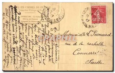 ÉrSAILLES - A Coluna de Mansart — Edição de Arte Patras — Verso