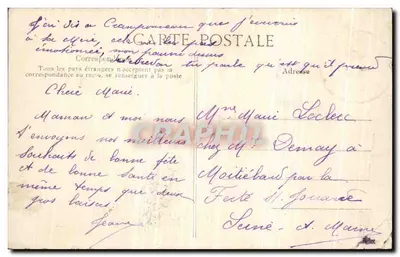 PARIS — Vista general, tomada desde el Arco de Triunfo — editor D. n° 4040 — Reverso