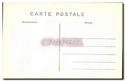 Sculpturalny dekor — rysunek — A. Vincent, 4 Rue des Beaux-Arts — Paryż — Rewers