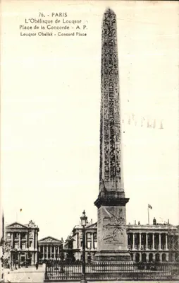 L'Obélisque de Louxor - Place de la Concorde - A.P. - n°76