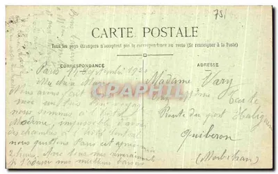 Paryż — Place de la République i Hôtel Moderne — C. 48 — Rewers