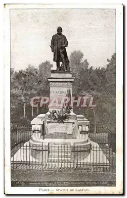 Paris — Statue de Raspail — C. Montier, sculpteur