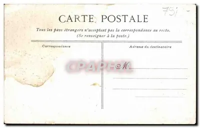 Paris — Statue de Raspail — C. Montier, sculpteur — Verso
