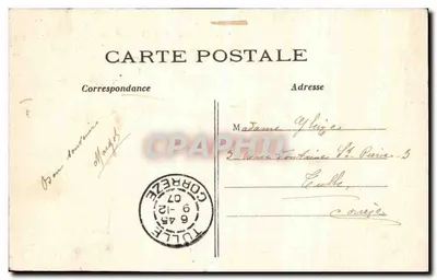 Paryż — Plac Opery — C. M. n° 407 — Rewers