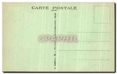 Parijs — Het meer van het Bois de Boulogne — A. L. — Achterkant