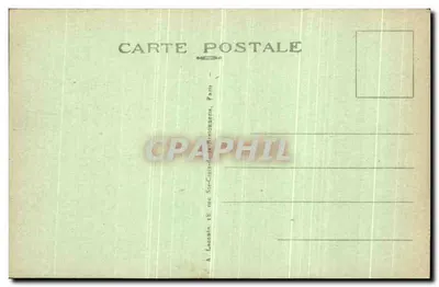 Paris — Praça Louvois — Hotel Louvois — Verso