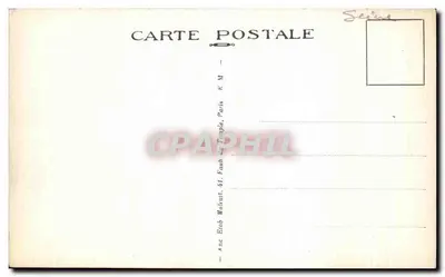 Nanterre — La Rue du Chemin de fer au passage à niveau — E. M. — Verso