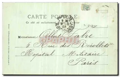 Het meer van het Bois de Boulogne — Parijs — L’Imprimerie Nouvelle Photographique, n° 401 — Achterkant