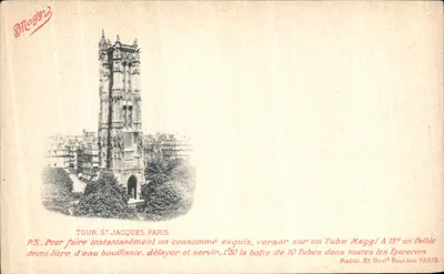 Torre Saint-Jacques, Paris — publicidade Maggi