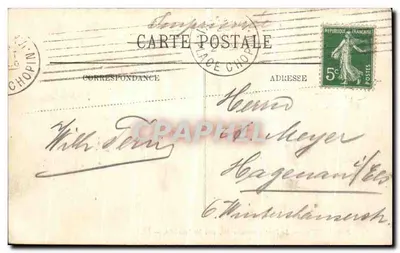 Paris (VIIIe) — O Ponte Alexandre III, em direção aos Invalides — LL. — Verso
