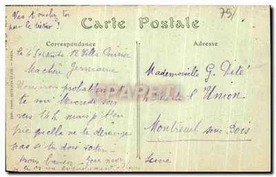 París — El Monumento Pasteur y el Hôtel des Invalides — ND. Fot. — Reverso