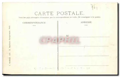 Paryż — Nowa Gare d'Orléans — Quai d'Orsay — wydawca P. Marquise, nr 357 — Rewers