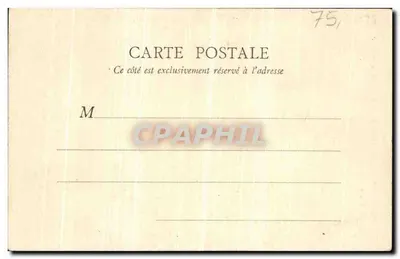 PARIS — Monument de Charles Garnier, à l'Opéra — B. F., PARIS, n° 250 — Verso