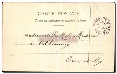 París - Pavillon Mauresque en el Parque de Montsouris — editor 243 — Reverso