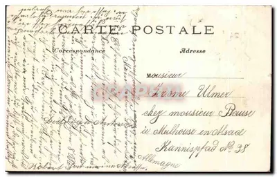 Parijs — De fontein van Carpeaux — Avenue de l’Observatoire — C.M. — Achterkant