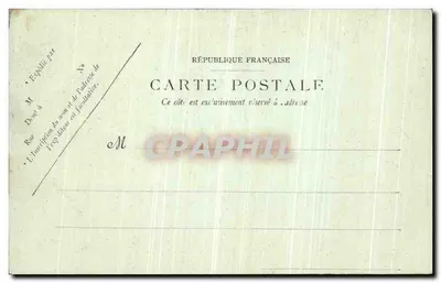 Paris — A Praça do Teatro-Français — LL. — n° 200 — Verso