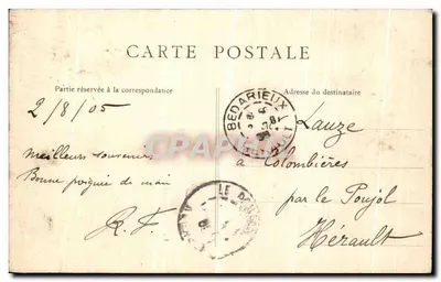 Paris — Velho Montmartre — Rue des Saules — Editor: Buck 301 — Verso
