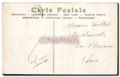 Paris — A Grande Cheia do Sena (Janeiro de 1910) — Inundação do Quai dos Grandes-Augustins — ND Pbot. — Verso