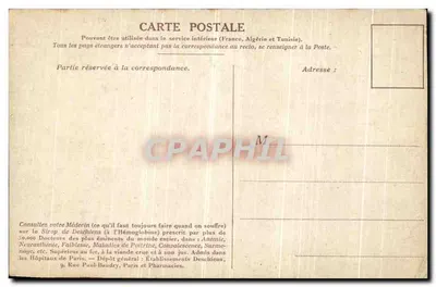 Cartolina d'epoca Sacre De Napoleon 1er David — Verso