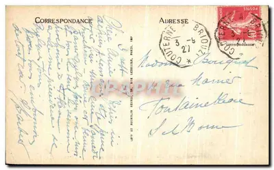 Bagnolles-de-l'Orne — La Stazione Termale vista dall'alto — Edizione Alleaume n°179 — Verso