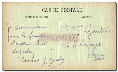 Bagnolles-de-l'Orne — Zakład termalny, widok z Rochers — LL — Rewers