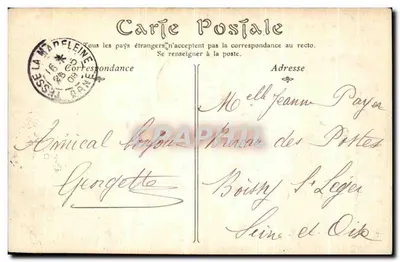Bagnolles-de-l'Orne — Trasa do Tessé-la-Madeleine, pensjon Léon Cordier — wydawca nieznany, nr 138 — Rewers