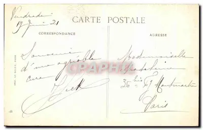 Bagnoles-de-l'Orne — La Avenida Dante — Editor E.D. n°75 — Reverso