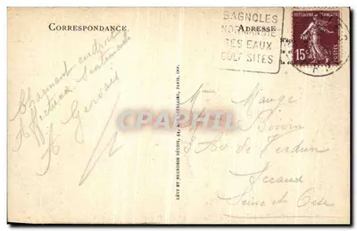 Bagnolles-de-l'Orne — Un coin du Parc et le Lac — L. L. — n° 338 — Rewers