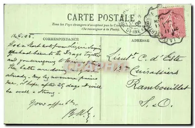 Bagnoles-de-l'Orne — Ogólny widok z Jardins de l'Hôtel de Paris — LL. — Rewers