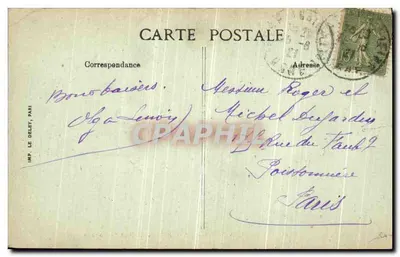 Bagnoles-de-l'Orne — Rocas del Salto del Capuchino — Editor ELD, n°88 — Reverso
