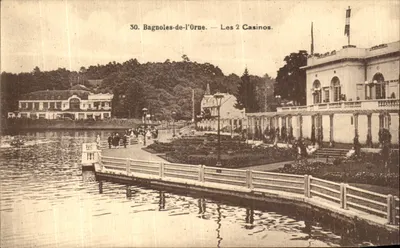 Bagnoles-de-l'Orne — Dwa kasyno — Wydawca Dupuy, nr 30