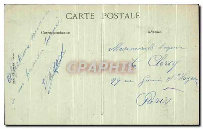 Bagnoles-de-l'Orne — Widok na Dolinę Vée — wydawca G.D. n°10 — Rewers