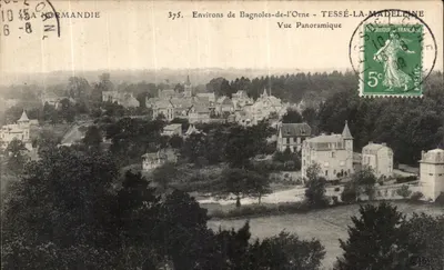 Tessé-la-Madeleine — Widok panoramiczny — Okolice Bagnoles-de-l'Orne, nr 375