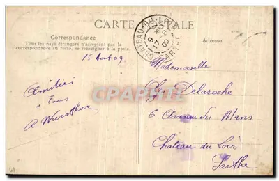 Tessé-la-Madeleine — Widok panoramiczny — Okolice Bagnoles-de-l'Orne, nr 375 — Rewers