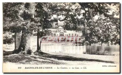 Bagnolles-de-l'Orne — Kasyno — Jezioro — Wydawnictwo Alleaume, nr 297