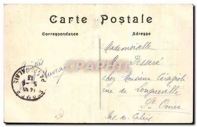 Bagnoles-de-l'Orne — Schron Janolin, widok na Tessé-la-Madeleine — wyd. Ravinet — Rewers
