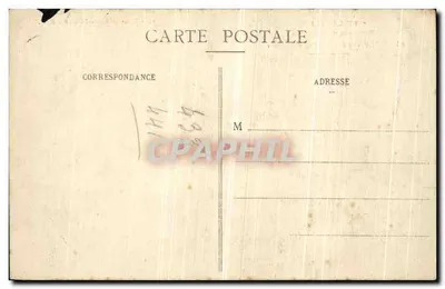 Tarjeta postal antigua Bagnoles De L Orne Le Castel — Reverso