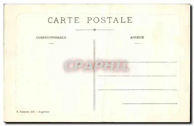 Bagnolles-de-l'Orne — A Avenida do Dante — E. Roussel, edit. Argentan, n° 1009 — Verso