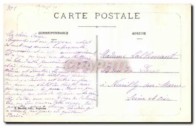 Bagnolles-de-l'Orne — No Parque do Estabelecimento Termal — E. Reussel, Argentan, n°1016 — Verso