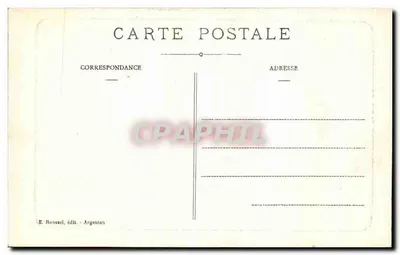 Bagnolès-de-l'Orne — Algemene Uitzicht, genomen vanaf de Steengroeven — E. Roussel, Argentan, n° 1022 — Achterkant