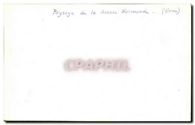 Pejzaż Normandii Szwajcarskiej — (Orne) — Gaby — Rewers