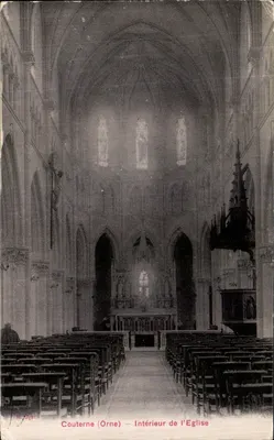 Couterne (Orne) — Interior da Igreja — H. Oger
