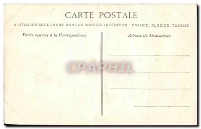 Flers — Grade do Castelo e o Hôtel de Ville — A C.P.A. — Verso