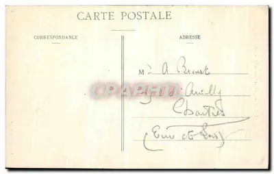 Sées (Orne) — Façada katedry — Wydawca nieznany — Rewers