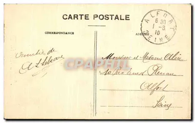 Grande Trappe - O Refeitório — L. Bourguen - Coleção de 30 Sujets (1910) — Verso