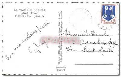 Dolina Huisne — Ogólny widok — Wydawnictwo Estel, nr 30.003-R — Rewers